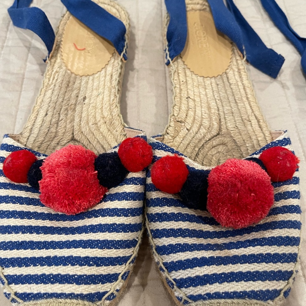 J. Crew Pom Pom Espadrilles